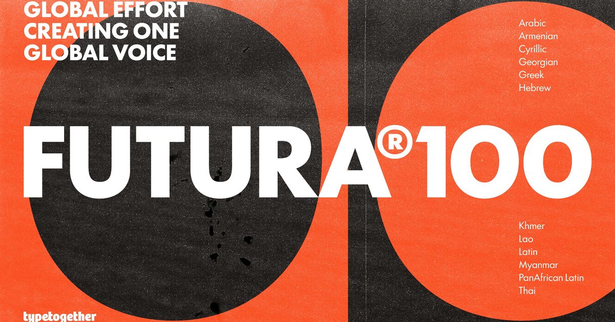 Futura®100: a typography icon, reimagined for global branding